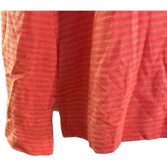Athletic Works Sleeveless Orange Striped Tank Top XL Womens Lightweight Casual W - Picture 4 of 9